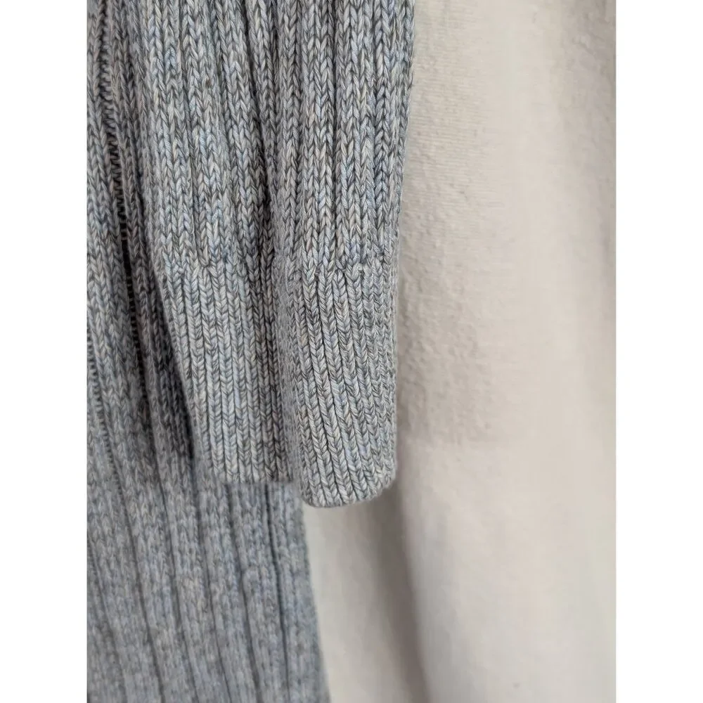 Banana Republic Relaxed Collared Cable Knit Sweater Light Blue Men's Size Large